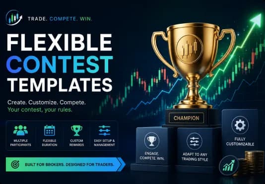 Flexible contest templates in Forex CRM Software for MT5 CRM and Forex Brokers CRM platforms