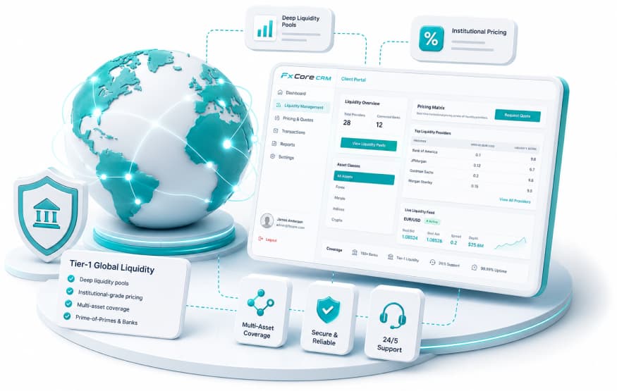 Forex CRM Dashboard