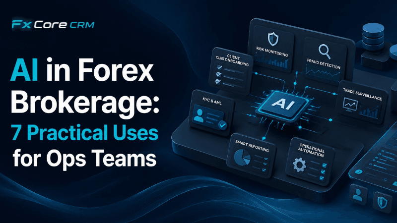 AI in Forex Brokerage: 7 Practical Uses for Ops Teams