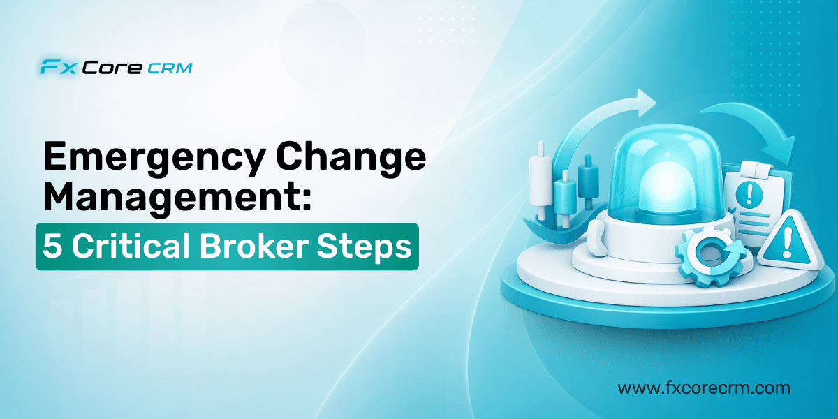 How forex brokers should handle emergency change management for compliance in 2026