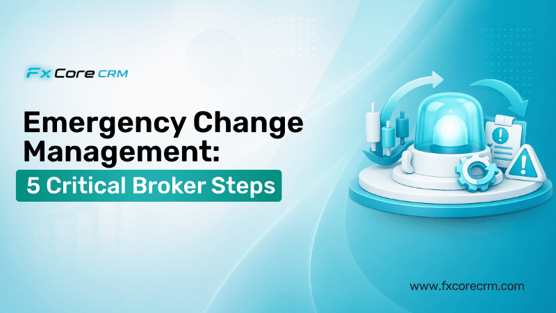 How forex brokers should handle emergency change management for compliance in 2026
