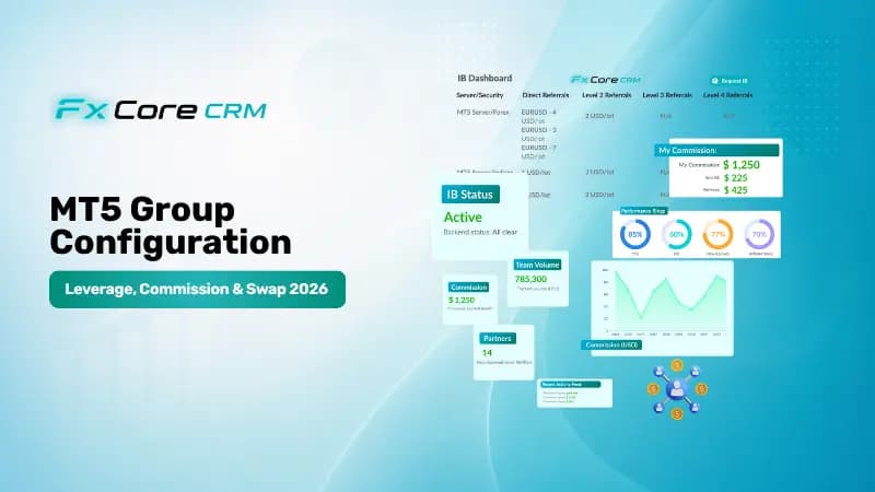 MT5 Group Configuration Leverage, Commission & Swap 2026